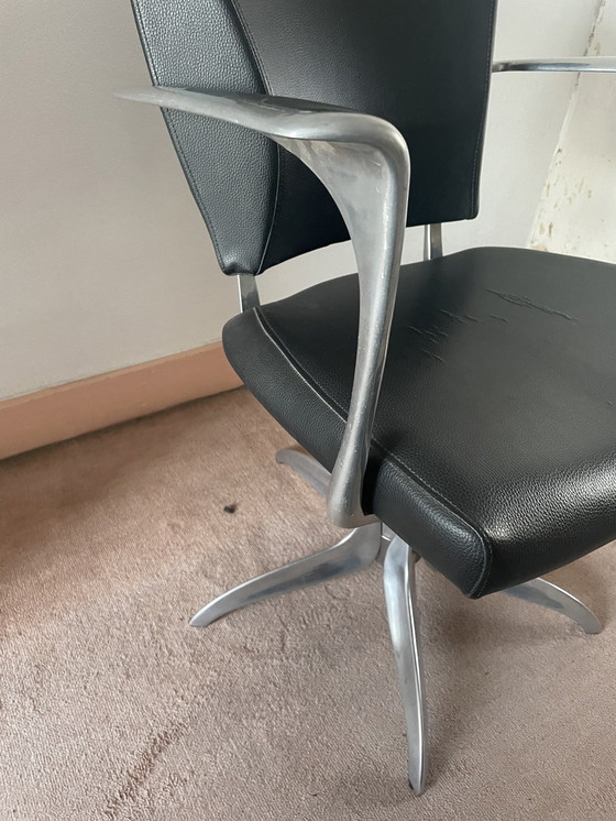 Image 1 of 2X Vintage Bürostühle Aluminium