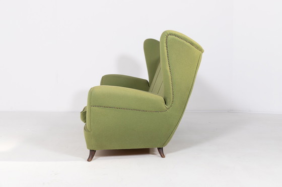 Image 1 of Mid Century Modernes Flügelsofa von Paolo Buffa, 1950er Jahre Italien