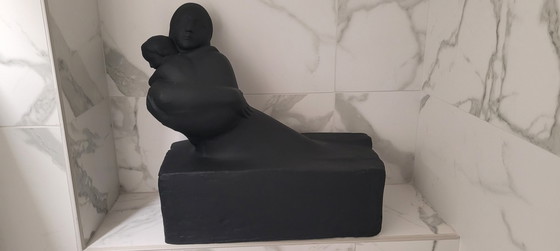 Image 1 of Georges Minne. Moeder En Kind, Gips