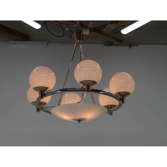 Image 1 of Vintage-Kronleuchter im Art-déco-Stil, 1930er Jahre