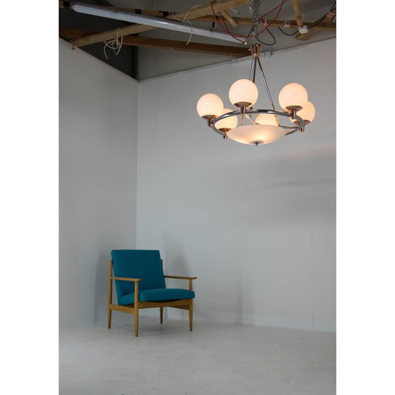 Image 1 of Vintage-Kronleuchter im Art-déco-Stil, 1930er Jahre