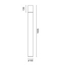 2x iGuzzini iPoint E049 Außenleuchte