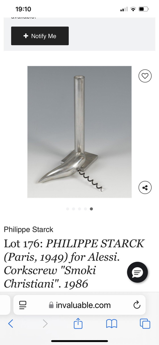 Image 1 of Korkenzieher von Alessi Design Starck