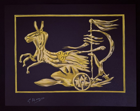 Image 1 of Georges Braque: Signierte Lithographie, limitierte Auflage.