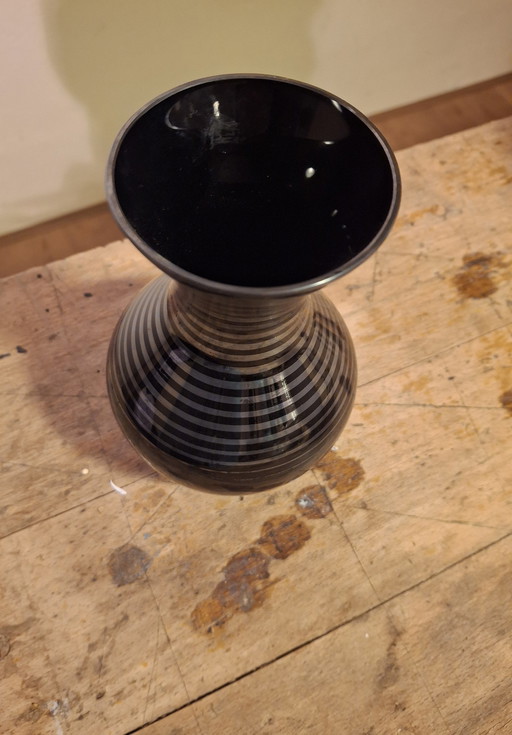 Art Deco Vase Hyalitglas