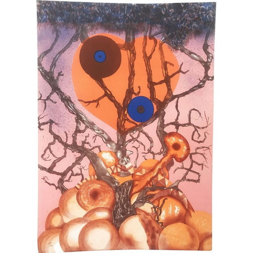 Lithographie Jahrgang "Der Baum der Wissenschaft" von Rafael Bartolozzi, 2004