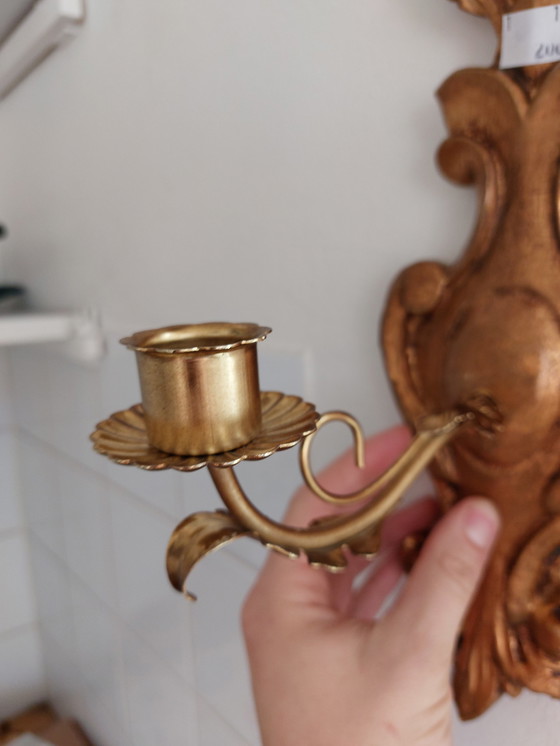 Image 1 of 2x Vintage italienische Wandleuchte