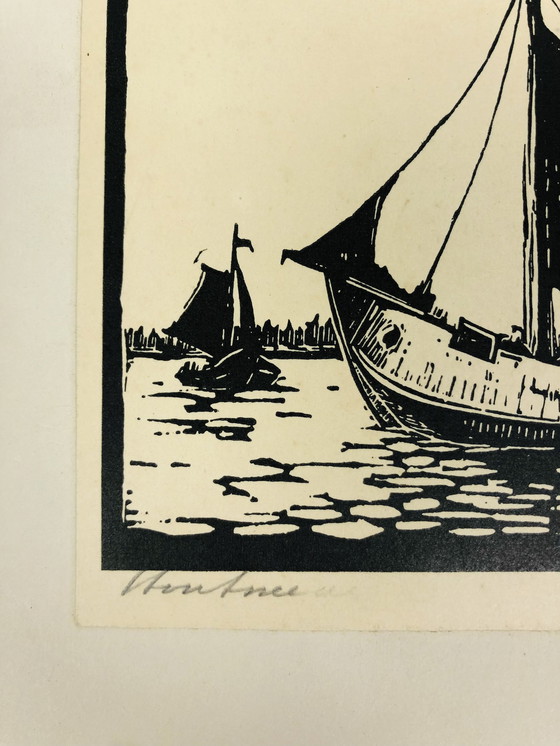 Image 1 of Henk Gidding - Holzschnitt