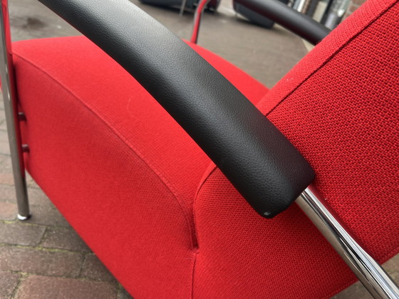 Image 1 of Leolux Scylla Sessel roter Stoff