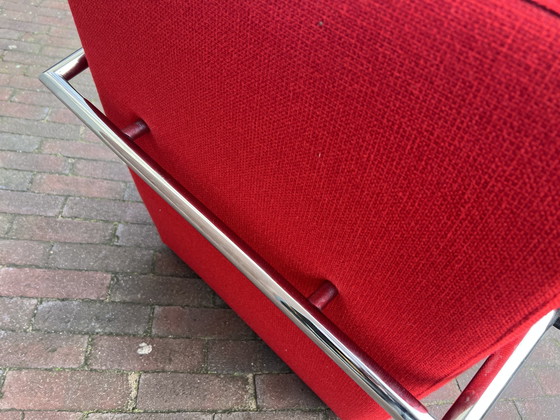 Image 1 of Leolux Scylla Sessel roter Stoff