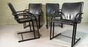 4x postmoderne Eetkamerstoelen