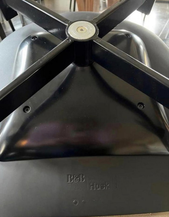 Image 1 of Drehbare B&B Husk Esszimmerstühle aus Gamma-Leder