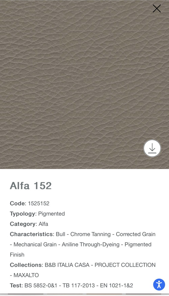 Image 1 of Drehbare B&B Husk Esszimmerstühle aus Gamma-Leder