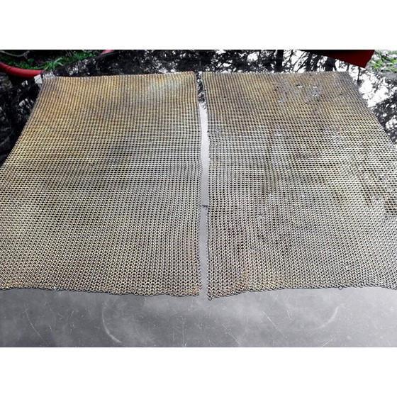 Image 1 of Vintage scultura Stehleuchte Ecate Toni Cordero Artemide Bronze und Kettenhemd 1990