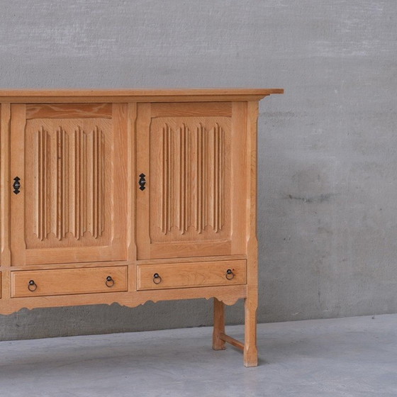 Image 1 of Mid Century Dänisches Eichenholz-Sideboard, 1960er Jahre