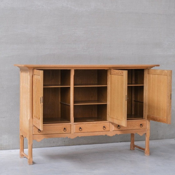 Image 1 of Mid Century Dänisches Eichenholz-Sideboard, 1960er Jahre