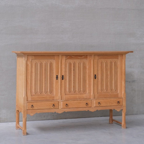 Image 1 of Mid Century Dänisches Eichenholz-Sideboard, 1960er Jahre