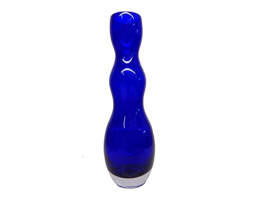 Handgefertigte Vase - Vertieftes Glas - Murano - 2000
