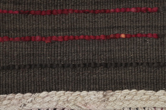 Image 1 of Designer Handgewebt Kelim Modern Und Pflanzen Natur Farbe - Kelim - 282 Cm - 108 Cm - Zottel Kelim