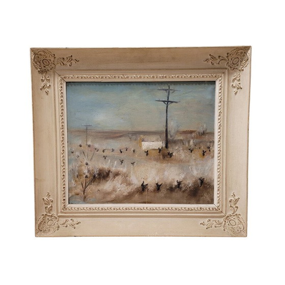 Image 1 of Vintage Öl auf Leinwand "La Mancha", 1974