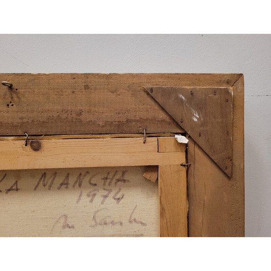 Image 1 of Vintage Öl auf Leinwand "La Mancha", 1974