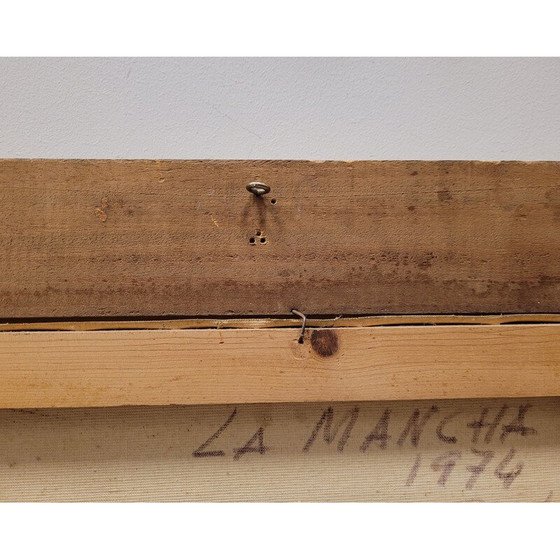Image 1 of Vintage Öl auf Leinwand "La Mancha", 1974