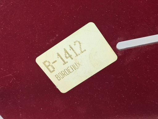 Herda Holland - Niederländisches Design - Modell B1412 - Halogen - Bordeaux - 80er Jahre