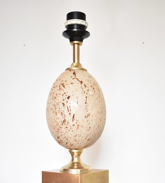 Image 1 of Sechziger Jahre Lampe mit Straußenei