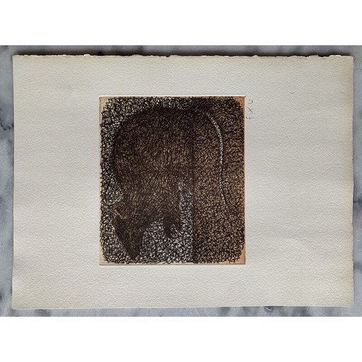 Vintage Plakat die Ratte von François-Xavier Lalanne, 2003