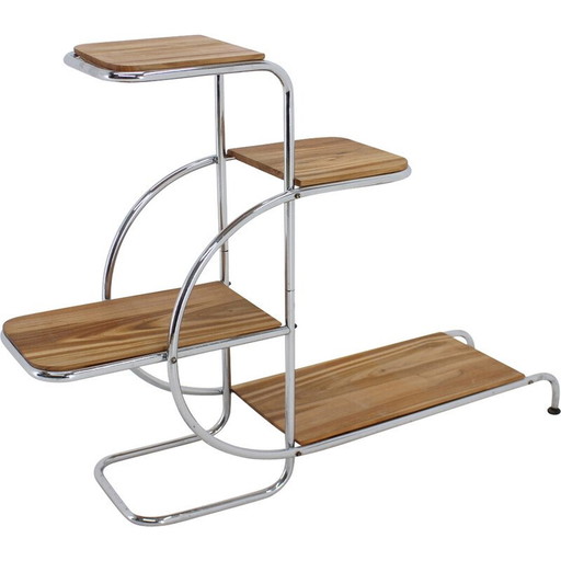 Vintage Bauhaus Blumenständer, Tschechoslowakei 1930er Jahre