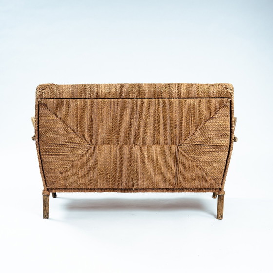 Image 1 of Japanisches Seil-Bambus-Sofa, 1970er Jahre