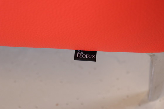 Image 1 of Leolux Mayon-Sessel aus rotem Leder