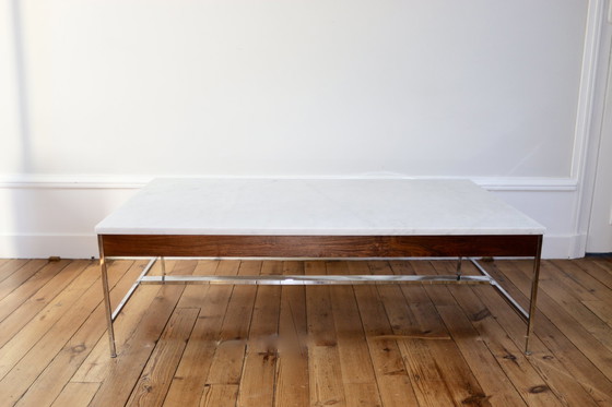 Image 1 of Design Couchtisch Marmor und Palisander Georges Nelson 1970