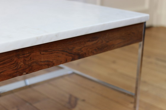 Image 1 of Design Couchtisch Marmor und Palisander Georges Nelson 1970