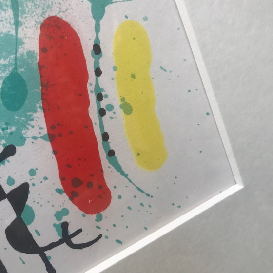 Image 1 of Originallithografie - Surrealistischer Fisch - Joan Miró - 1960