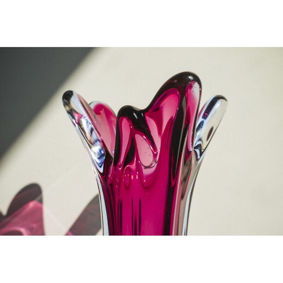 Image 1 of Murano Sommerso Vase von Flavio Poli