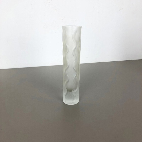 Image 1 of Vintage Vase aus mundgeblasenem Glas von Peill und Putzler, Deutschland 1970