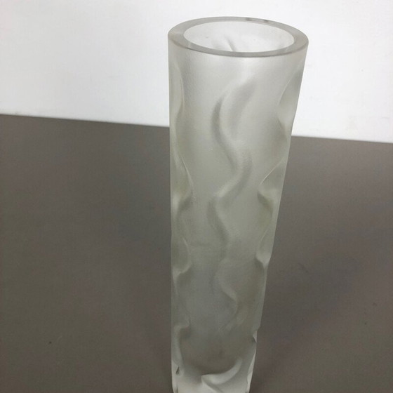 Image 1 of Vintage Vase aus mundgeblasenem Glas von Peill und Putzler, Deutschland 1970