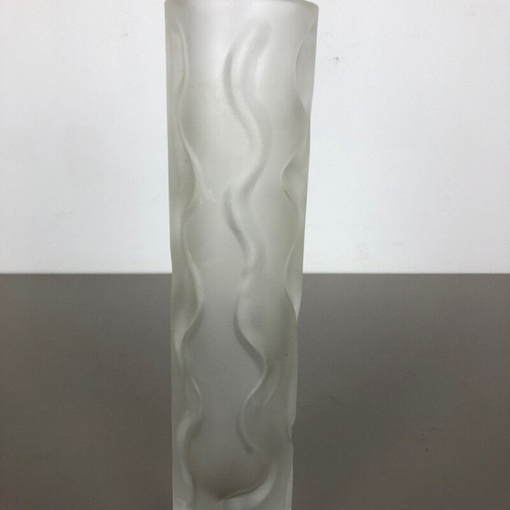 Image 1 of Vintage Vase aus mundgeblasenem Glas von Peill und Putzler, Deutschland 1970