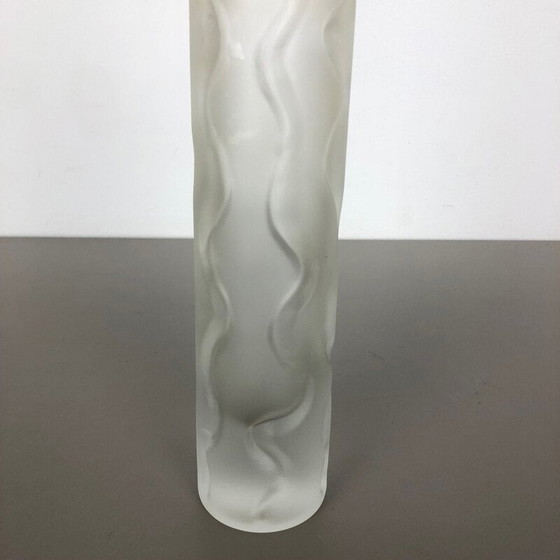 Image 1 of Vintage Vase aus mundgeblasenem Glas von Peill und Putzler, Deutschland 1970