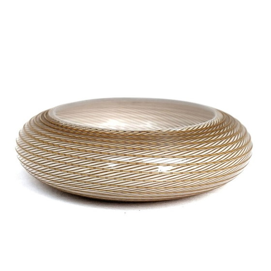 Image 1 of Bol vintage en verre par Lino Tagliapietra, Italien 1982