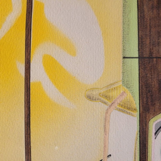 Image 1 of Vintage-Zeichnung "Prototype de voiture", Frankreich