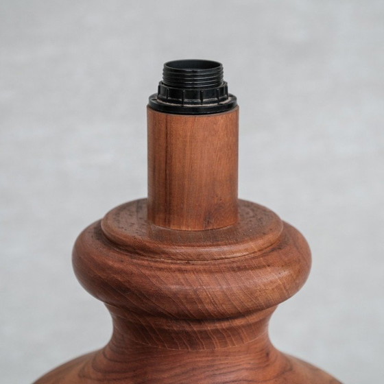Image 1 of Vintage Tischlampe aus Holz, Italien 1980