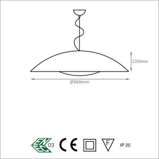 Image 1 of Kartell Neutra 'ufo' Pendelleuchte Ferruccio Laviani