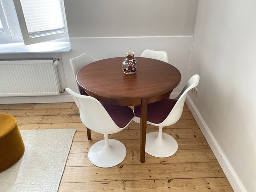 4x Vintage tulip chair