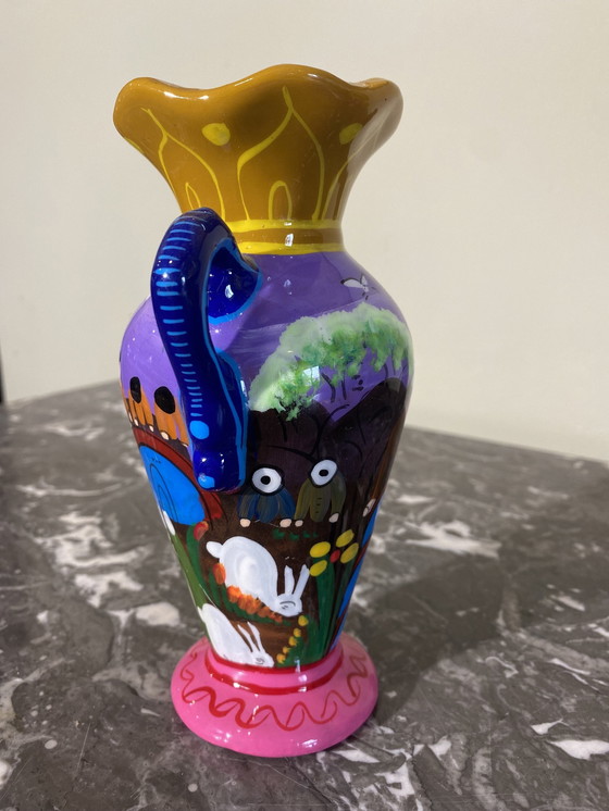 Image 1 of Ethnische bunte Vase