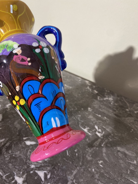 Image 1 of Ethnische bunte Vase