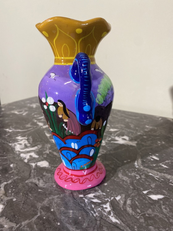 Image 1 of Ethnische bunte Vase
