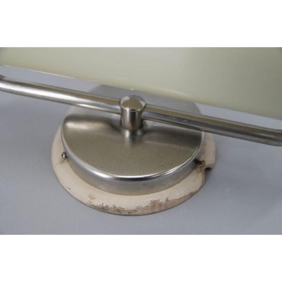 Image 1 of Alte Bauhaus-Wandleuchte aus vernickeltem Metall, 1930