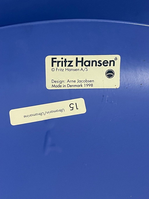 6X Fritz Hansen Arne Jacobsen Serie 7 Stuhl